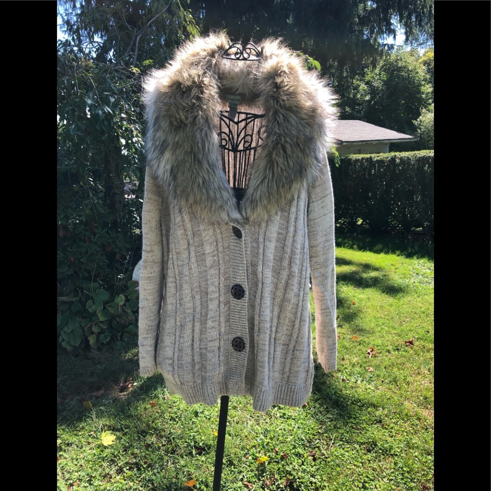 Women’s button down sweater, by CHICOS